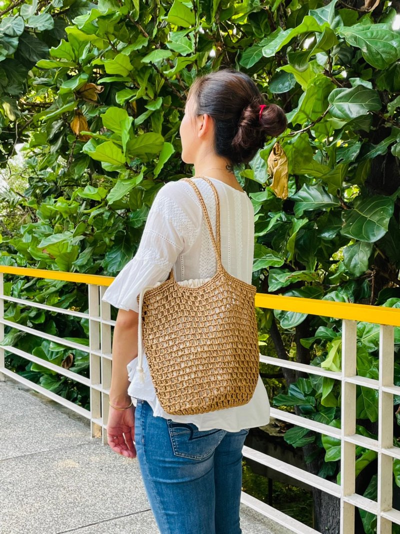 材料包 纸线篓空包(教学影片/教学讲义) /编织材料包 - 编织/刺绣/羊毛毡/裁缝 - 棉．麻 多色