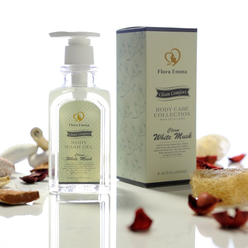 净白麝香沐浴露 - 手足保养 - 植物．花 多色