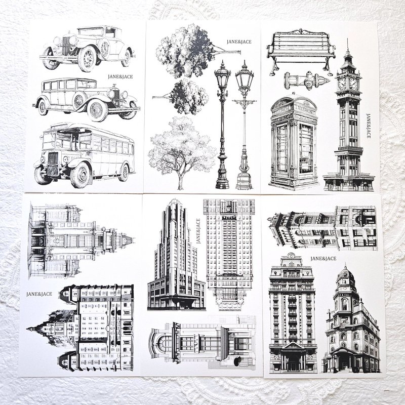 Monocity 道具纸 - 贴纸 - 纸 