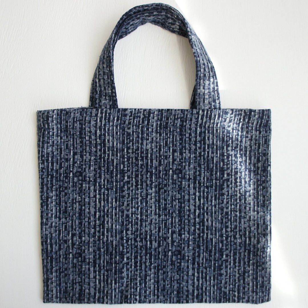 Ba-ba handmade A5 size carring bag  No.A5B5 - 手提包/手提袋 - 其他材质 蓝色
