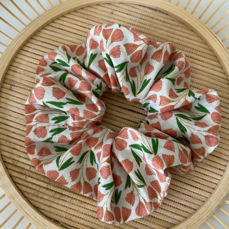 粉花大肠发圈 - 发饰 - 棉．麻 