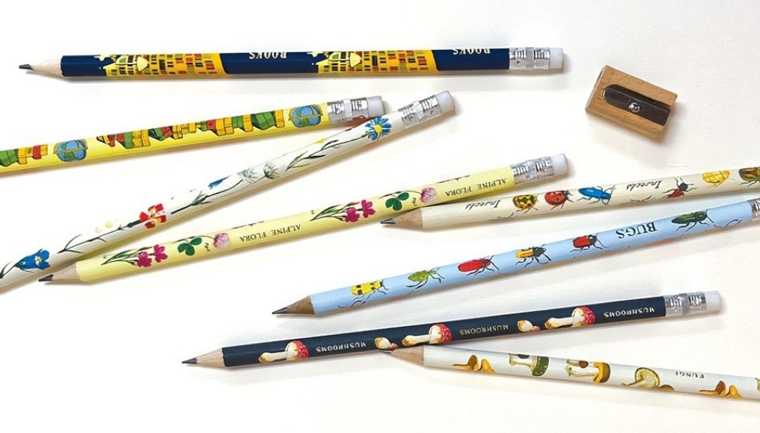 Cavallini & Co. VintagePencilSet_铁盒铅笔组_10枝铅笔+1削笔器 - 铅笔/自动铅笔 - 其他材质 多色