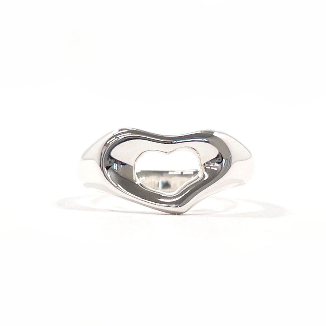 【日本直送 二手美品】11 号 蒂芙尼 TIFFANY&Co. 戒指 经典 openList 设计 艾尔莎·佩瑞蒂 银 925 - 戒指 - 纯银 银色