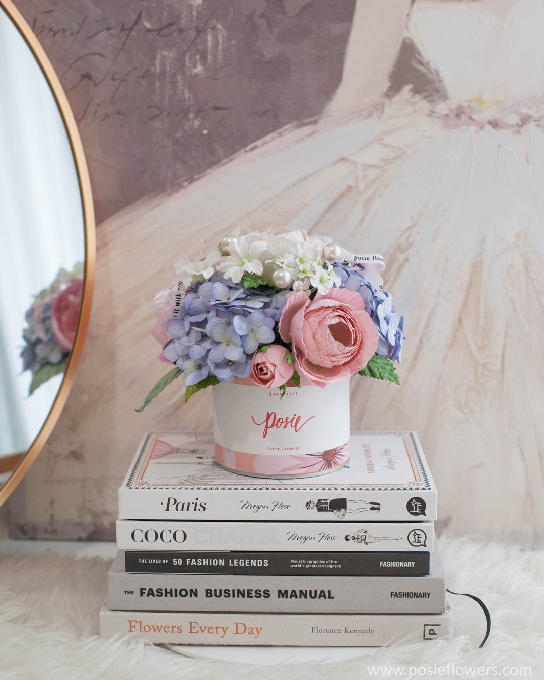 PASTEL PINK AND BLUE - Aromatic Medium Gift Box - 摆饰 - 纸 粉红色