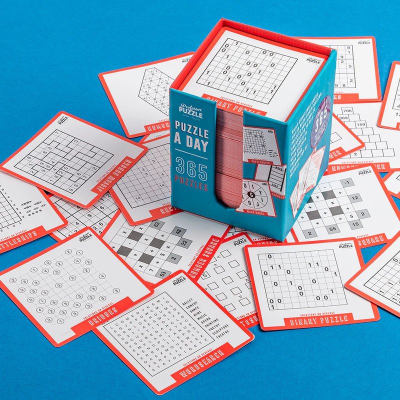 英国Professor Puzzle 天天365脑力锻链题 - 桌游/玩具 - 纸 蓝色