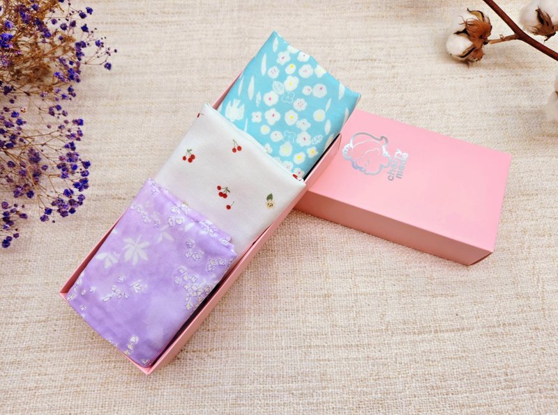 纯棉纱布手帕/口水巾/小方巾 - 玩具/玩偶 - 棉．麻 多色