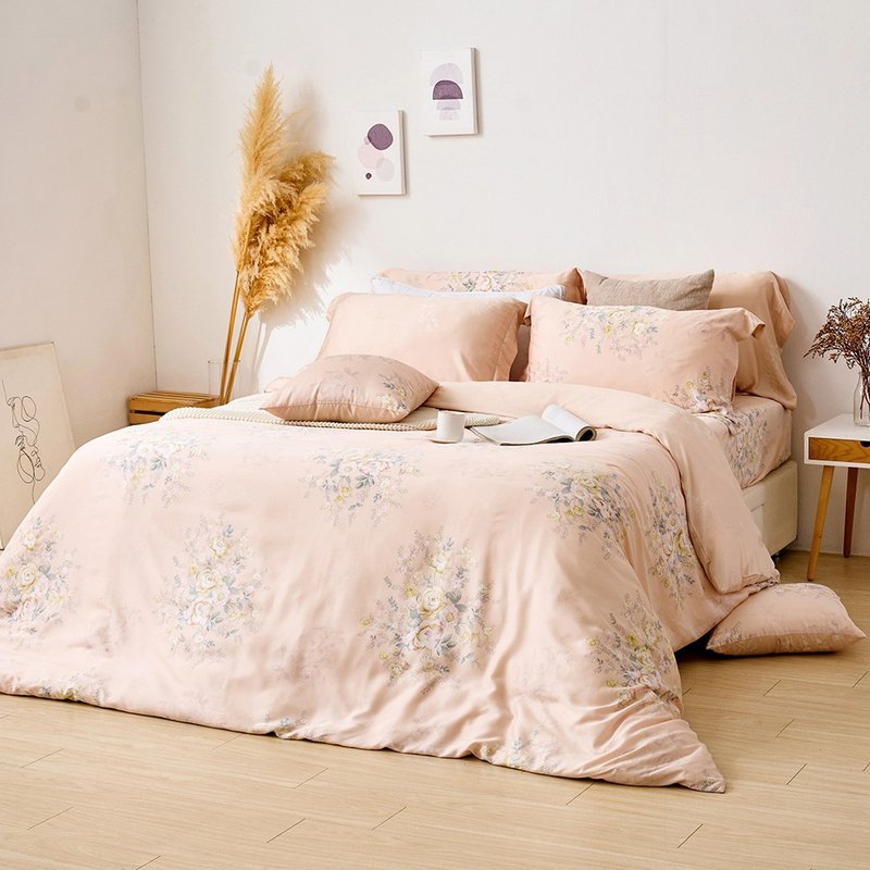 床包被套组-单人/双人/加大/ 60支莱赛尔天丝 / 染云花仙 台湾制 - 寝具 - 其他材质 多色