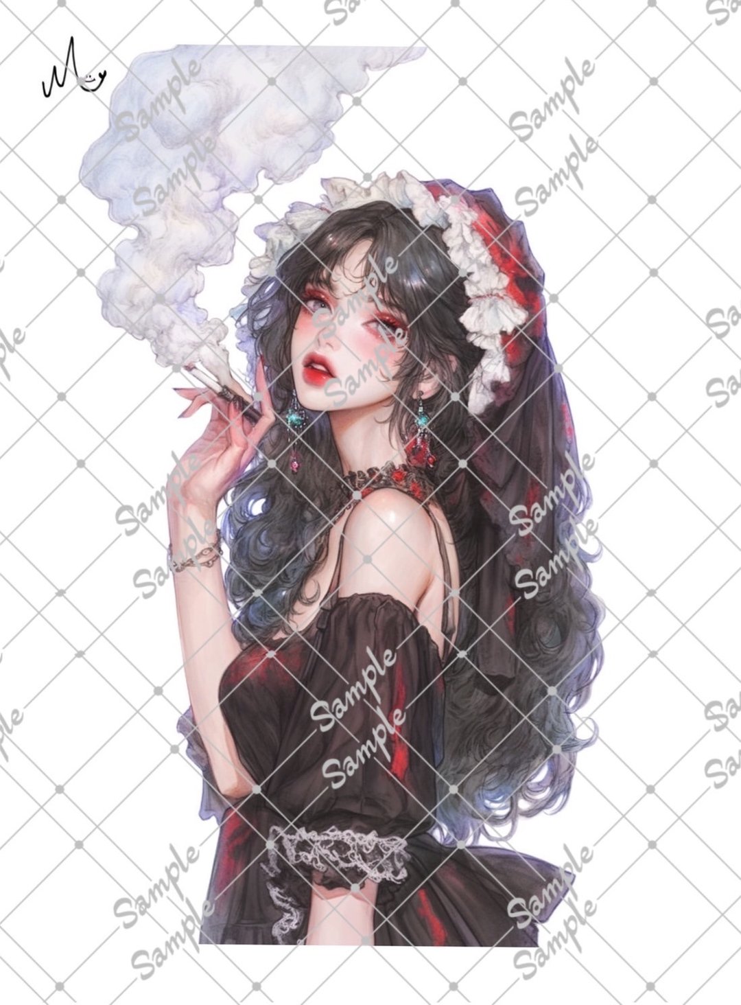 原创人物贴纸 8月新品 - 贴纸 - 纸 