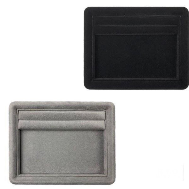 Tray accessory case Ring S size - 收纳用品 - 棉．麻 黑色