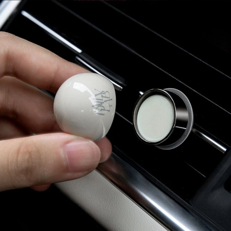 DAILY LAB小巨蛋车载香薰汽车香水车用香氛出风口摆件新车送礼物 - 香薰/精油/线香 - 不锈钢 