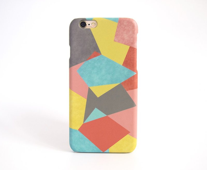 复古几何图案 iPhone 手机壳 เคสไอโฟน - 手机壳/手机套 - 塑料 黄色