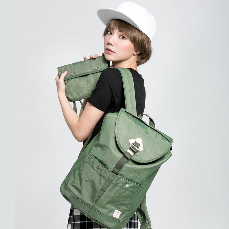 Doughnut防泼水苏打饼干后背包─密瓜拿铁~~最后一个 - 后背包/双肩包 - 防水材质 