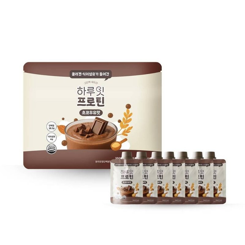 韩国Haru-Eat 奶昔冲泡包(巧克力牛奶风味50g*7袋) - 健康/养生 - 其他材质 
