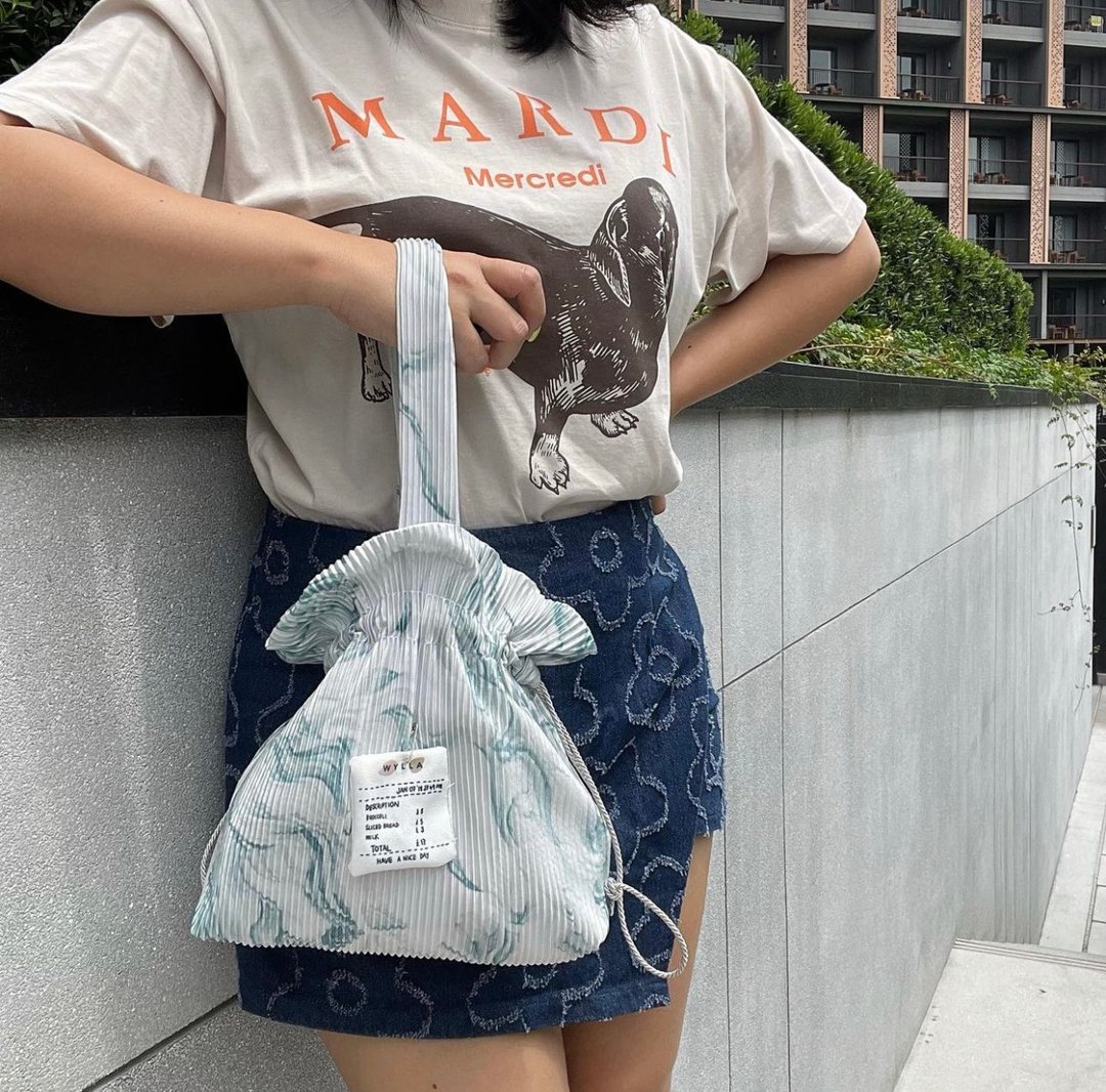 Wyllabrand Mini Dumpling Water lily latte - 手提包/手提袋 - 其他材质 