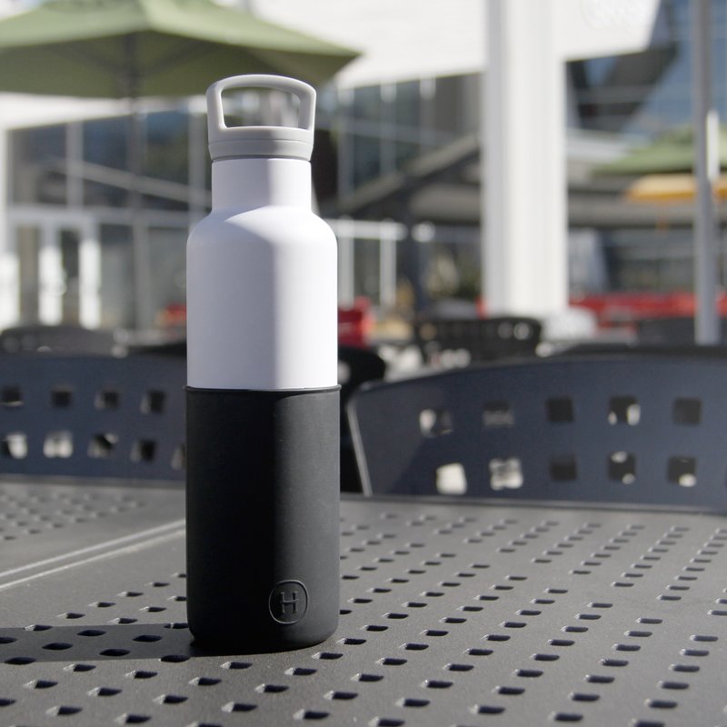 美国HYDY时尚保温水瓶 CinCin White系列 |午夜黑-白瓶- 590ml - 水瓶/水壶 - 其他金属 多色