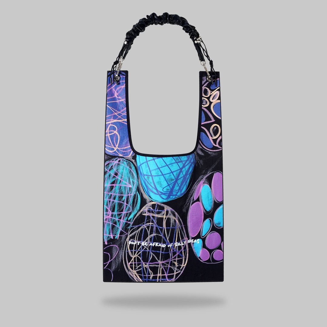EGG Toby Bag | 配可拆卸柔韧皮革肩带 - 侧背包/斜挎包 - 其他材质 黑色