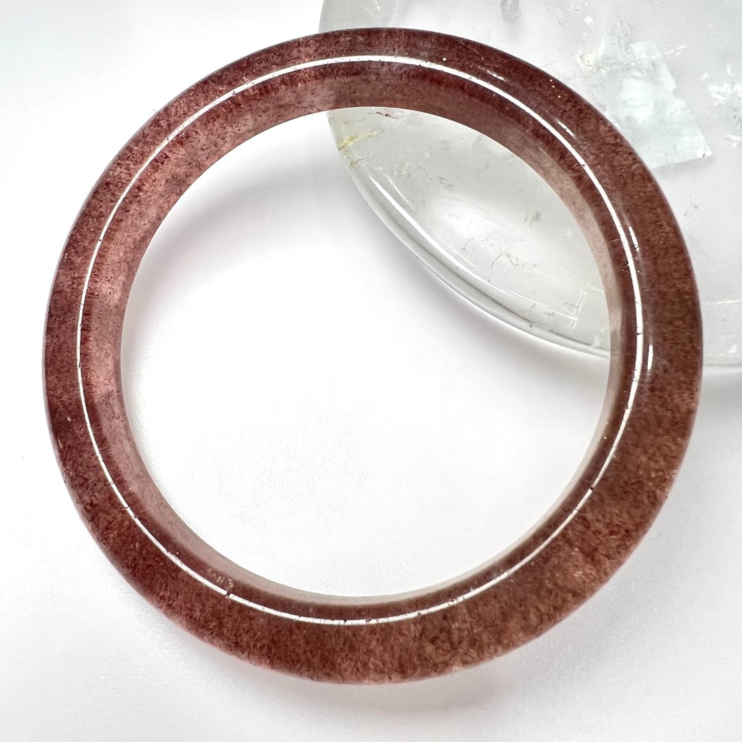 红草莓晶手镯 | 水晶 | 水晶手镯 - 手链/手环 - 水晶 粉红色