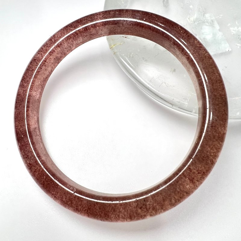 红草莓晶手镯 | 水晶 | 水晶手镯 - 手链/手环 - 水晶 粉红色