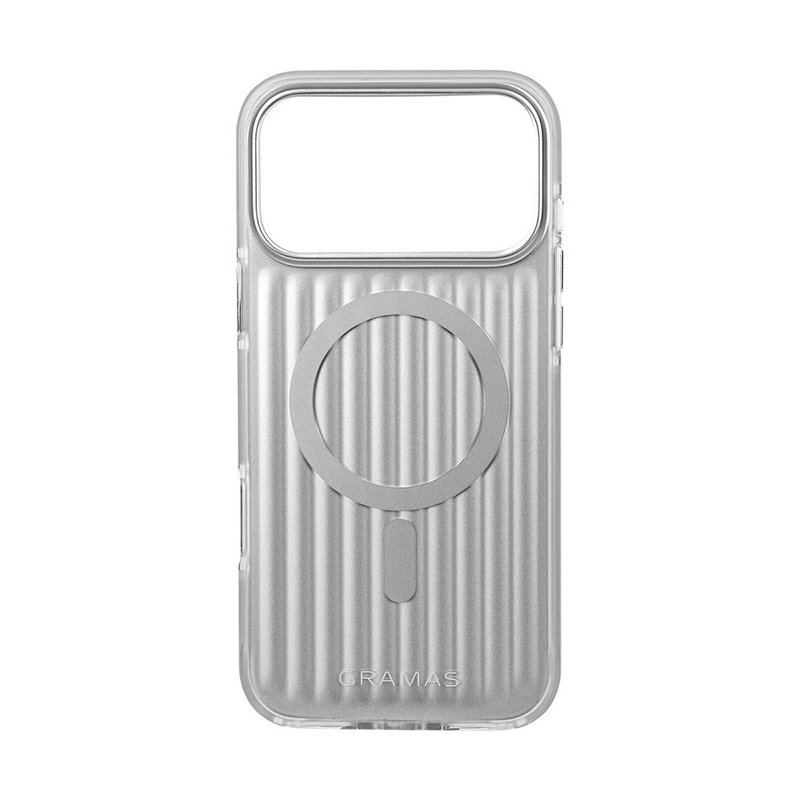 iPhone 17 Pro/17 Pro Max Rib 磁吸防摔壳-银 - 手机壳/手机套 - 塑料 银色