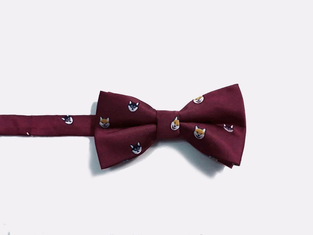 柴犬兄弟 领结 Bow ties - 领结/领巾 - 聚酯纤维 红色