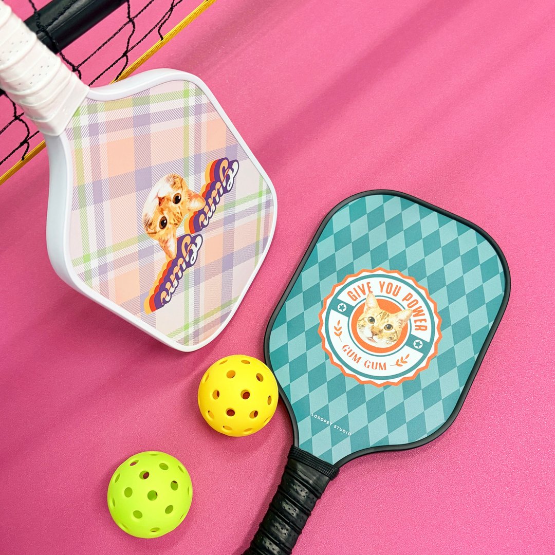 定制化宠物匹克球拍 Pickleball Paddle - 运动/健身用品 - 碳纤维 多色