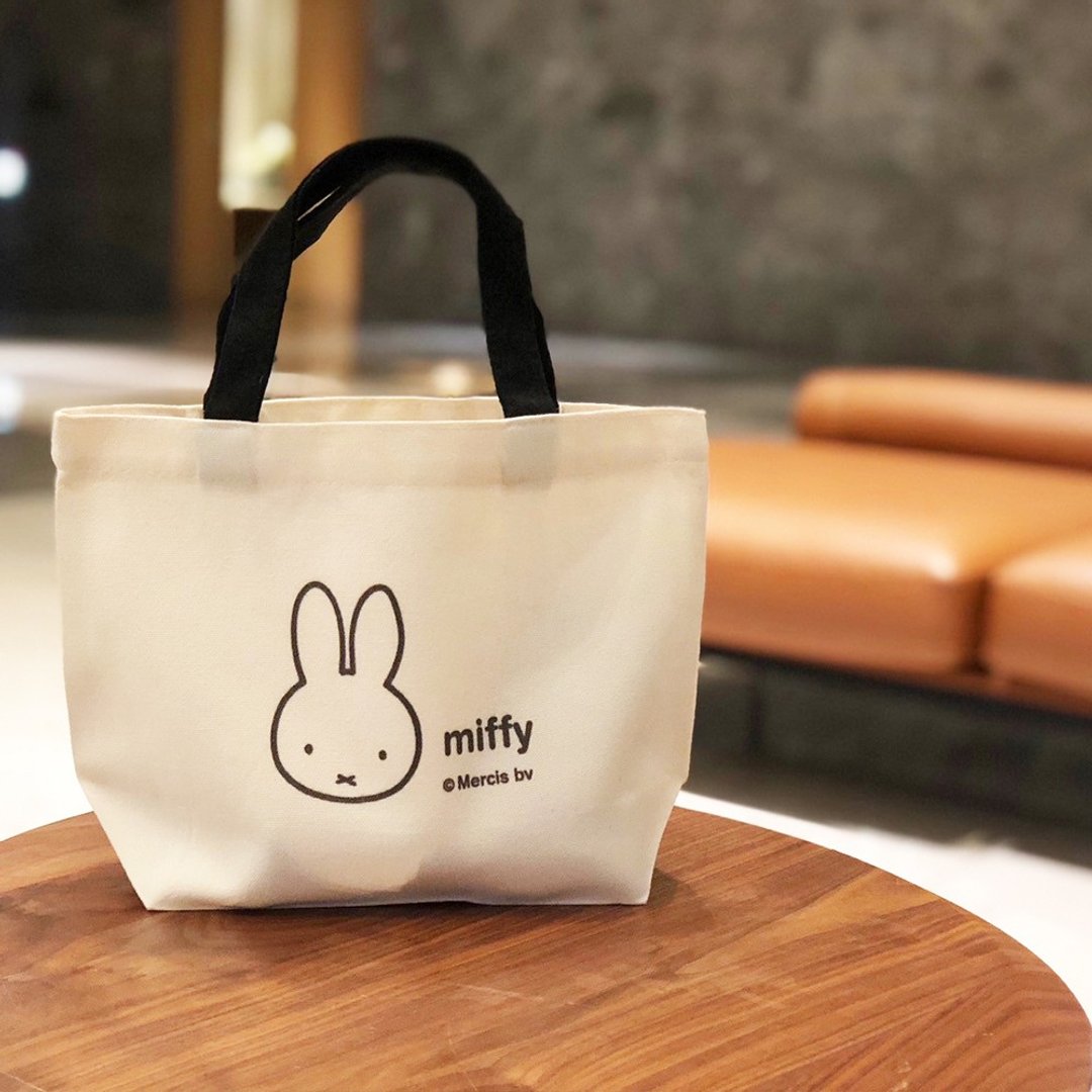 【MIFFY】米飞大头手提帆布包 - 手提包/手提袋 - 棉 