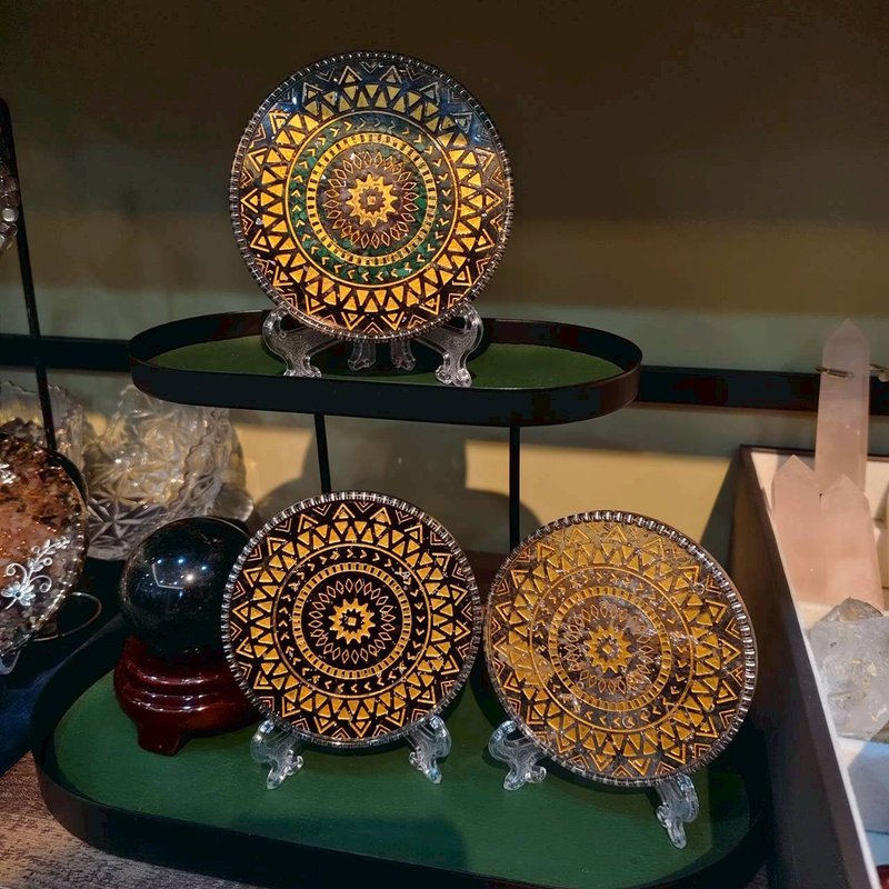 奥刚曼陀罗能量盘 - 摆饰 - 水晶 