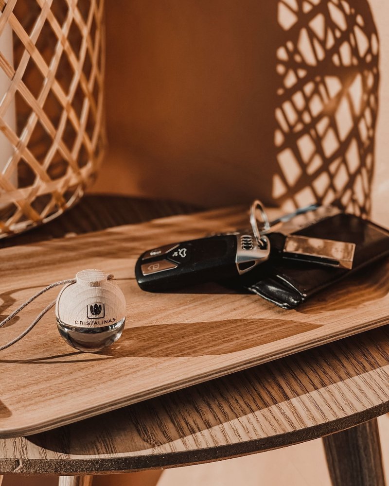 车用/衣柜两用球型香氛 (6ML)- 檀香雪松 - 香薰/精油/线香 - 浓缩/萃取物 黑色