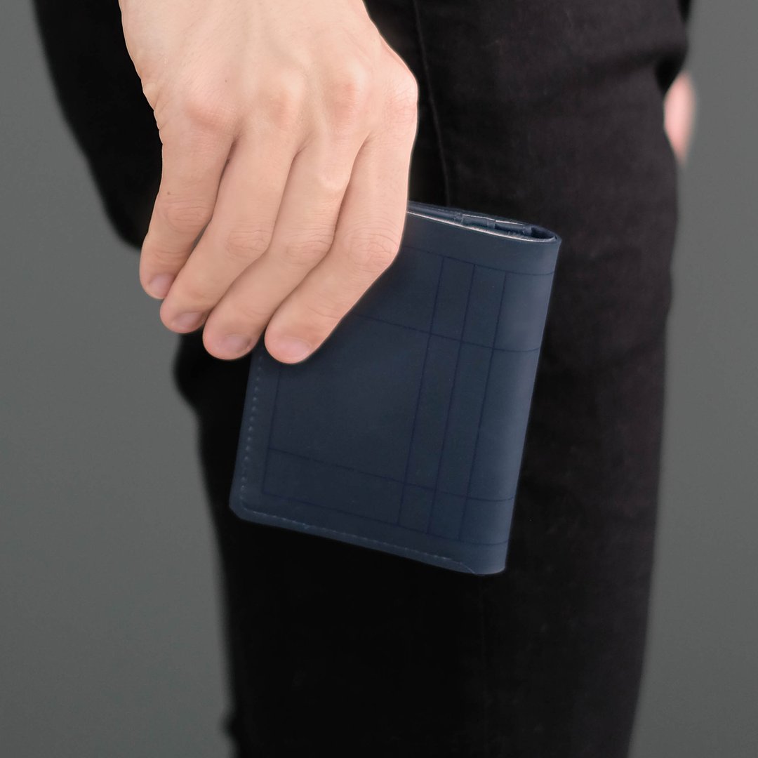 HIDDEN Wallet S - INDIGO BLUE 隐藏式钱包 S -靛蓝色 - 笔记本/手帐 - 乳胶 蓝色