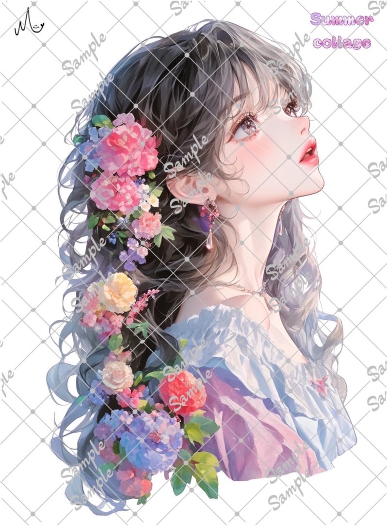 原创角色贴纸限时夏季系列至8月10日 - 贴纸 - 纸 