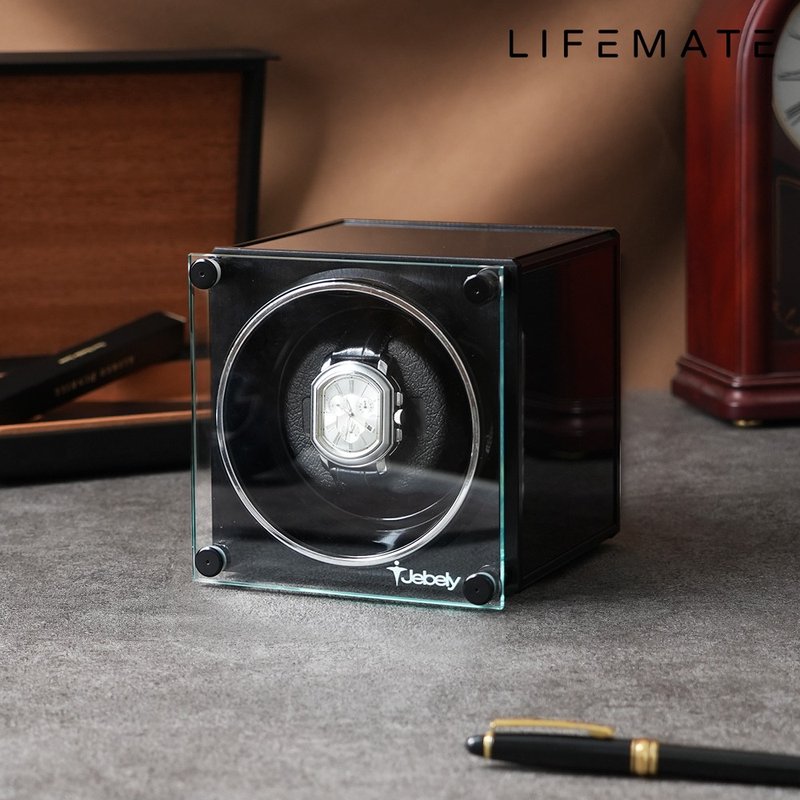 【LIFEMATE】Jebely | 高级木质单表自动上链盒 JBW621 - 男表/中性表 - 其他材质 黑色