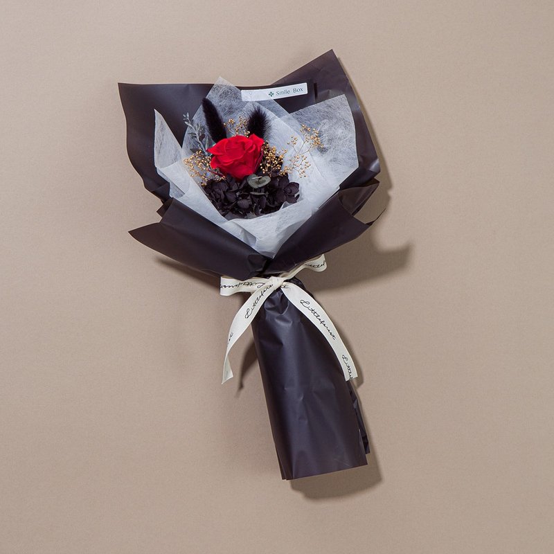 只有唯一单朵永生玫瑰 情人节花束 求婚花束 毕业花束 告白花束 - 干燥花/捧花 - 植物．花 