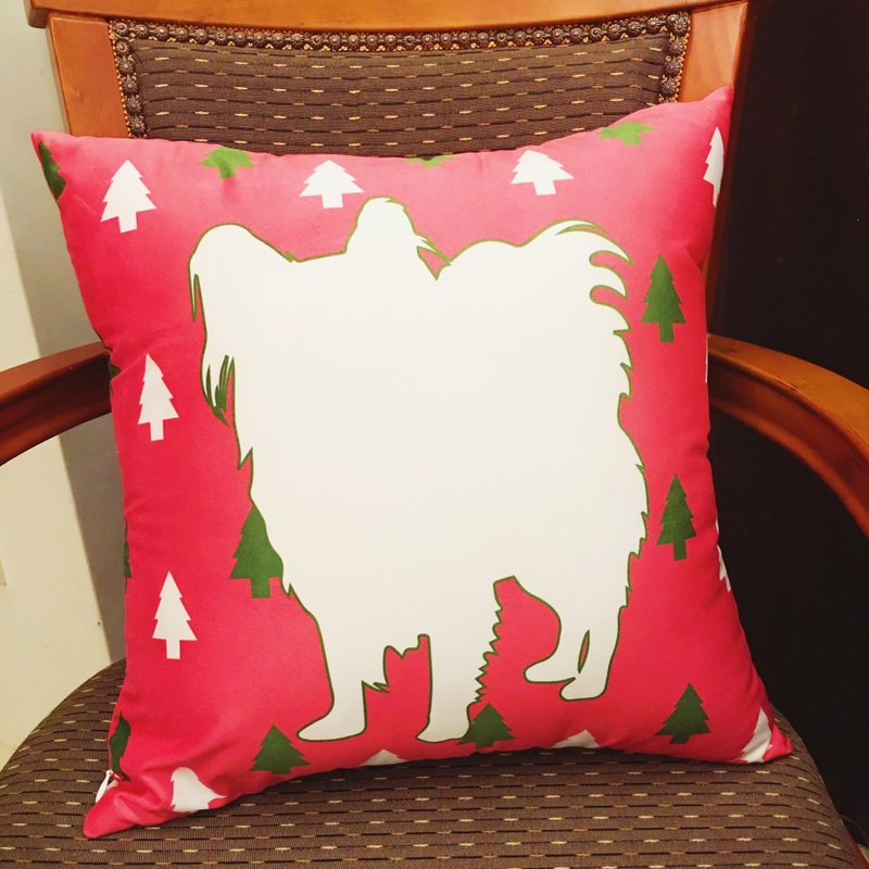 蝴蝶犬抱枕（3个一组，花色任选） - 枕头/抱枕 - 聚酯纤维 