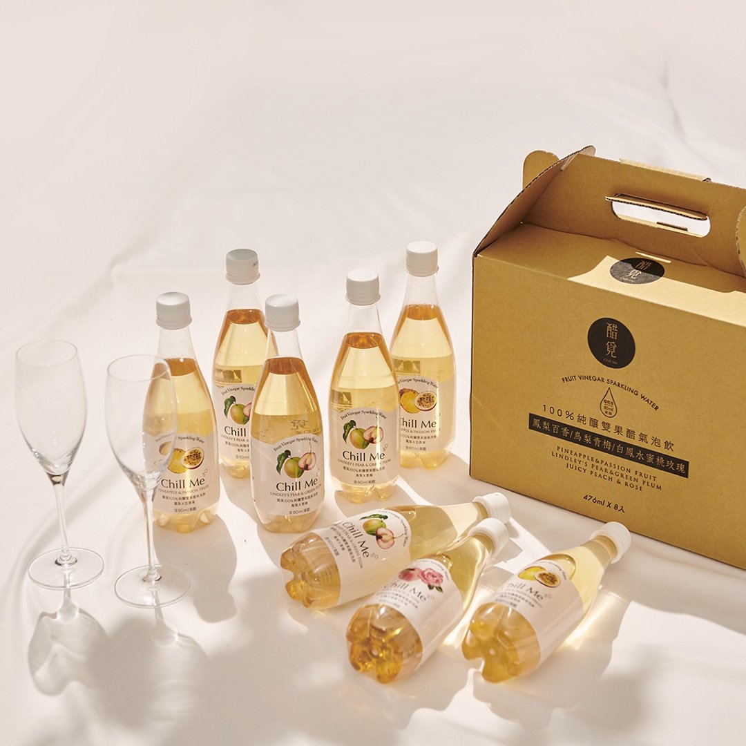宅配专区【综合口味】纯酿双果醋气泡饮 8入(476ml) *效期6月到期 - 醋/水果醋 - 其他材质 
