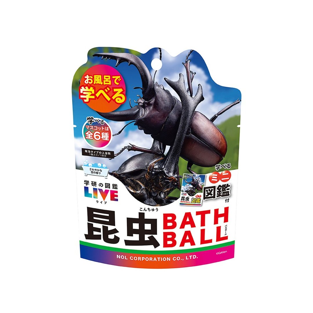 学研的图鉴LIVE:昆虫入浴球2(泡澡球) - 沐浴用品 - 其他材质 多色