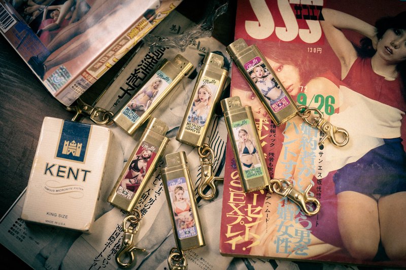 METALIZE千辉打火机套联名款 - 钥匙链/钥匙包 - 其他金属 红色