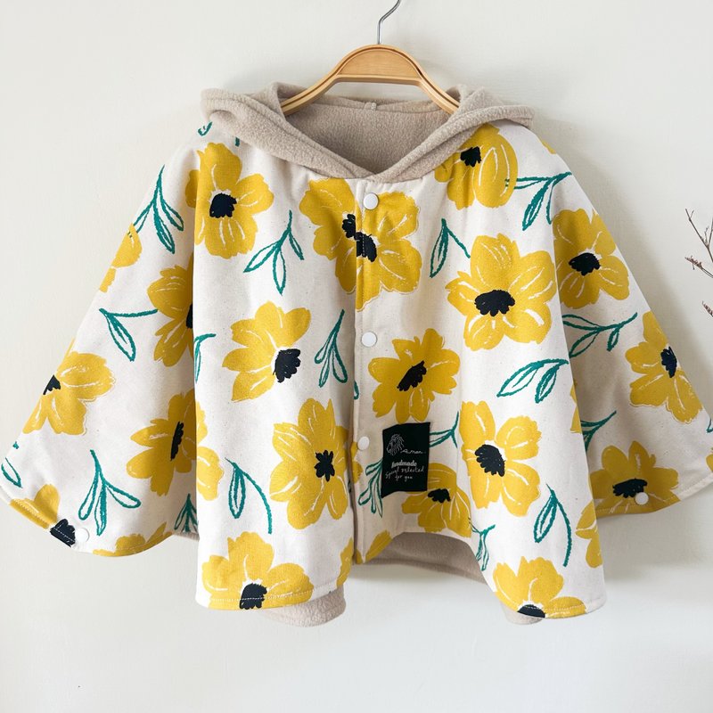 现货 大黄花精灵斗篷 0-4岁 - 童装外套 - 棉．麻 