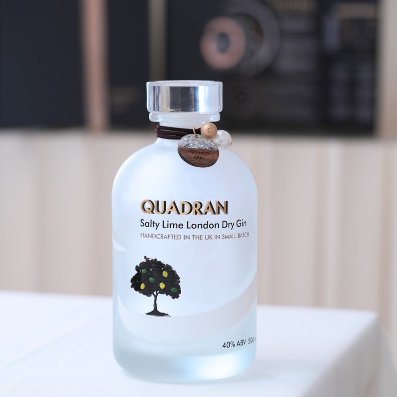Quadran 和觉 咸柠琴酒 - 港式咸柠七 inspired - Salty Lime Gin - 酒类 - 玻璃 白色