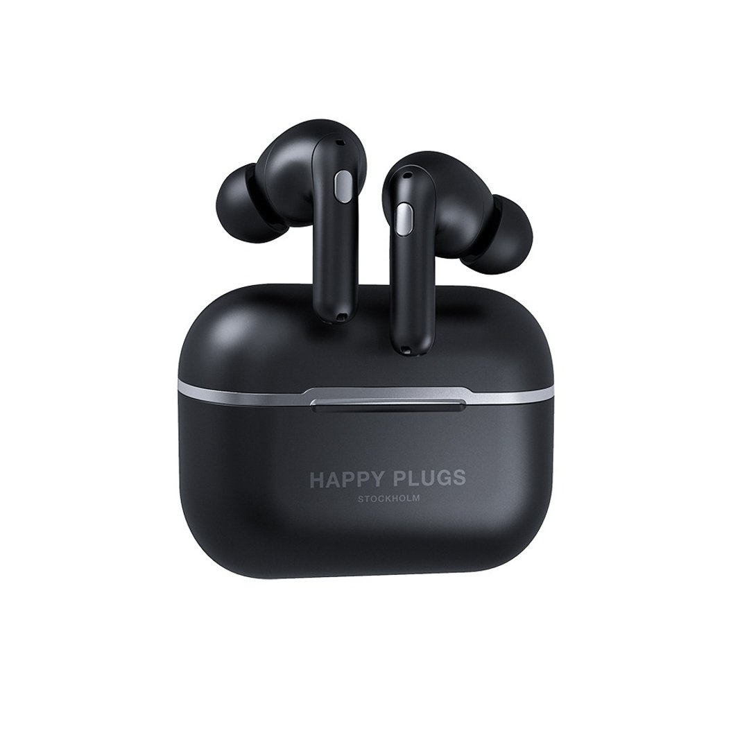 Happy Plugs Air 1 Zen 真无线蓝牙耳机 - 精简黑 - 耳机 - 其他金属 黑色