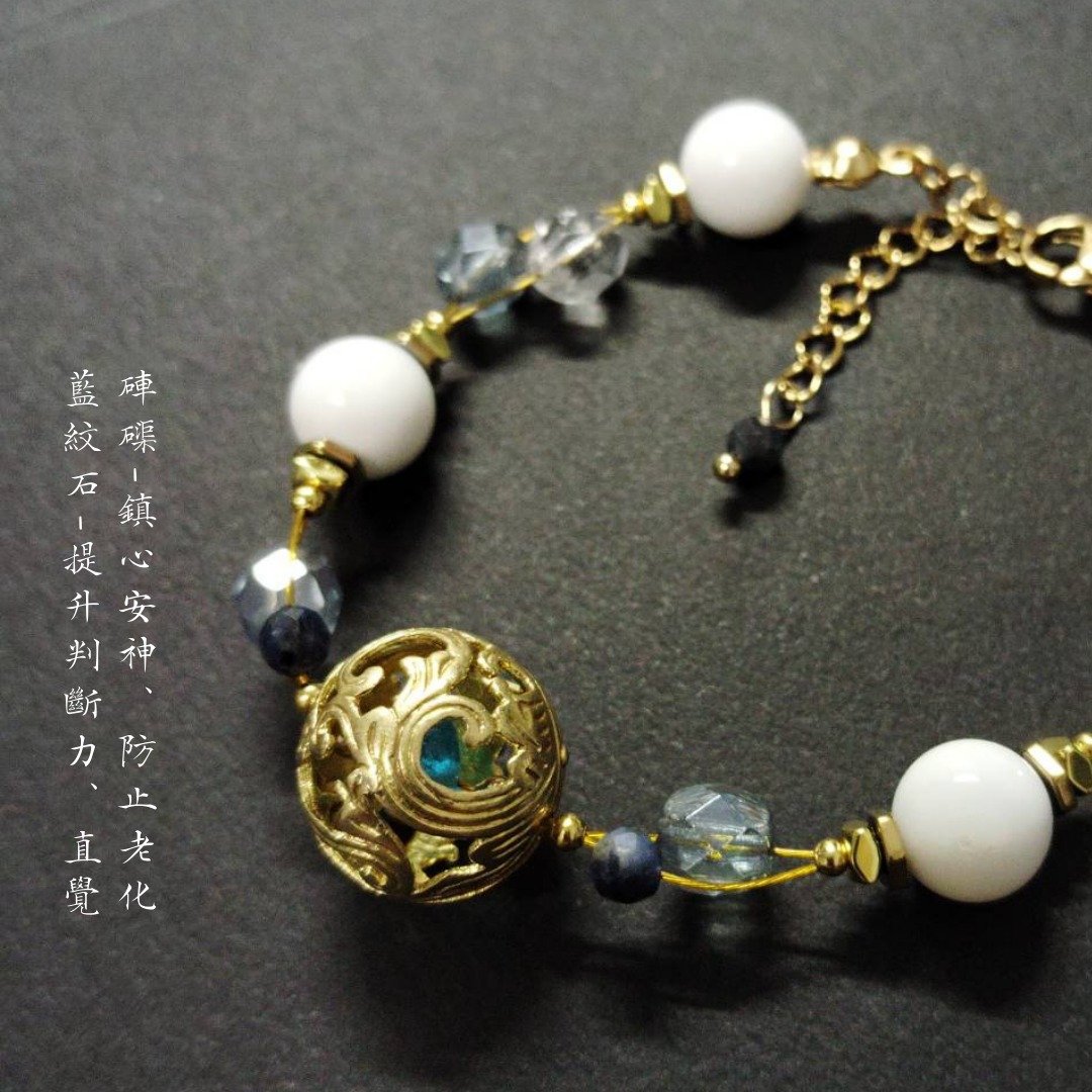 【恋与深空-黎深日卡印象】 印象手链 - 手链/手环 - 水晶 多色