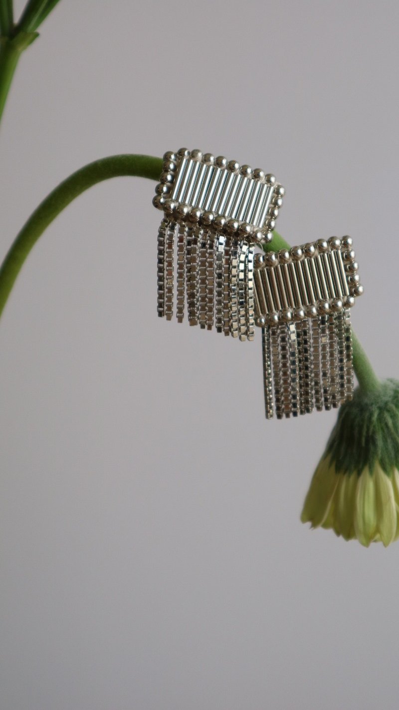 AIM - 耳环/耳夹 - 其他金属 银色