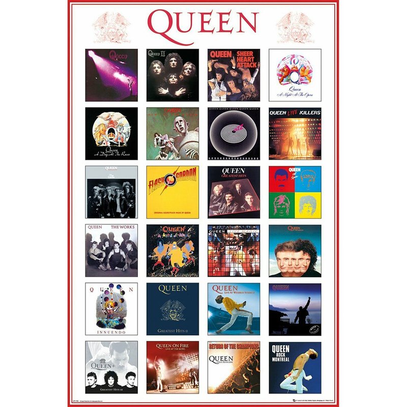 【皇后乐团】经典专辑封面24张 进口海报/QUEEN - 海报/装饰画/版画 - 纸 多色