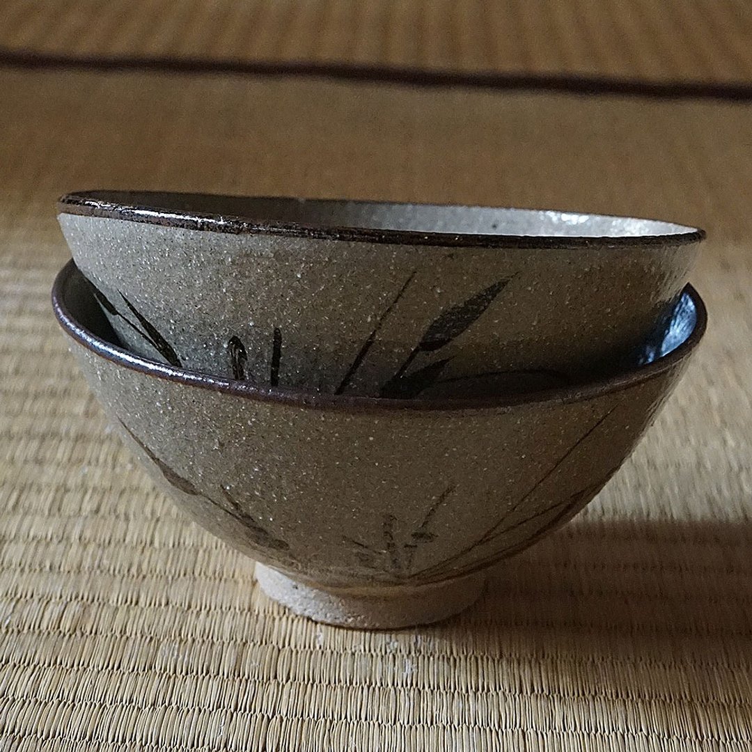 绘唐津饭碗 - 碗 - 陶 