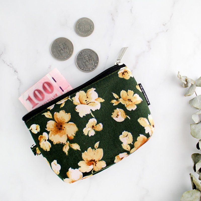 Chuyu 台湾花布零钱包/小钱包/零钱袋/随身小包 - 零钱包 - 其他材质 多色