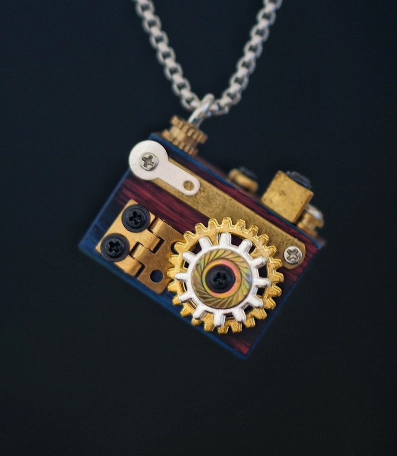 KUPACHU 机器人 相机颈链系列 # 304 ( HKA3034 ) - 项链 - 木头 