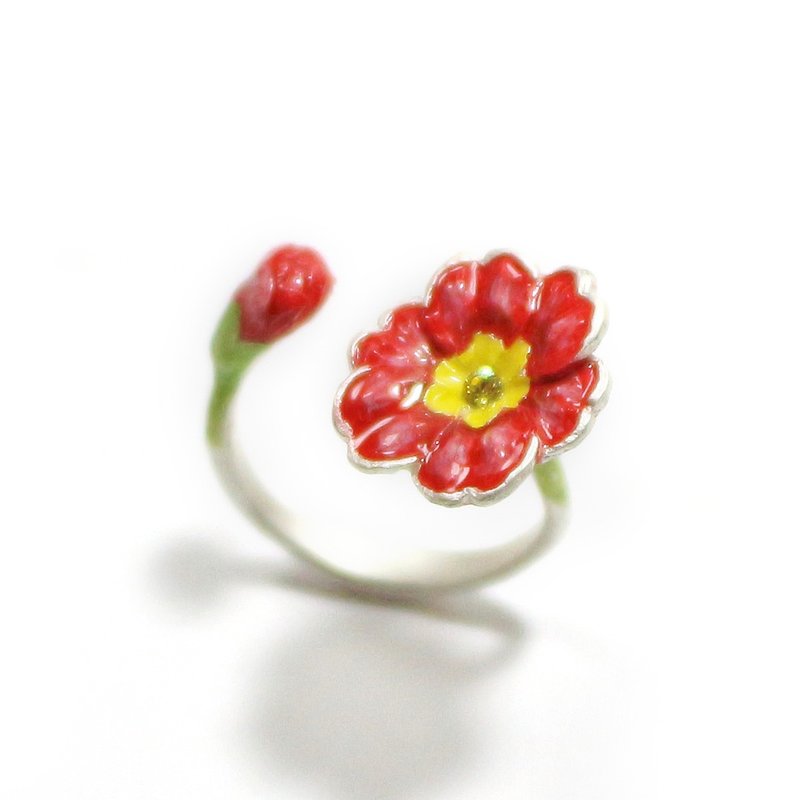 Primula Ring Primula Ring RN167 - 戒指 - 其他金属 红色