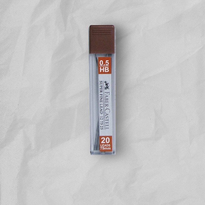 Faber-Castell 自动铅笔笔芯(超长75mm) 0.5笔蕊HB-6入(原厂正货 - 其他 - 其他材质 黑色