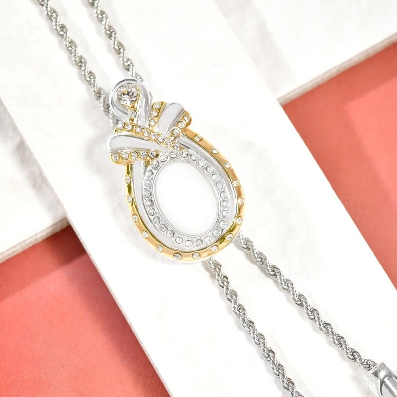 凝结水滴系列 保罗领带 Bolo Tie 领绳项链 金属领绳 长项链 - 领带/领带夹 - 贵金属 金色