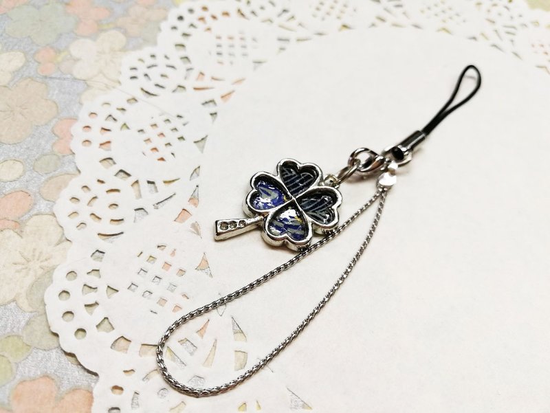 幸运草吊饰 日本友禅纸 和纸GT06-002(手作~独一商品) - 吊饰 - 其他材质 