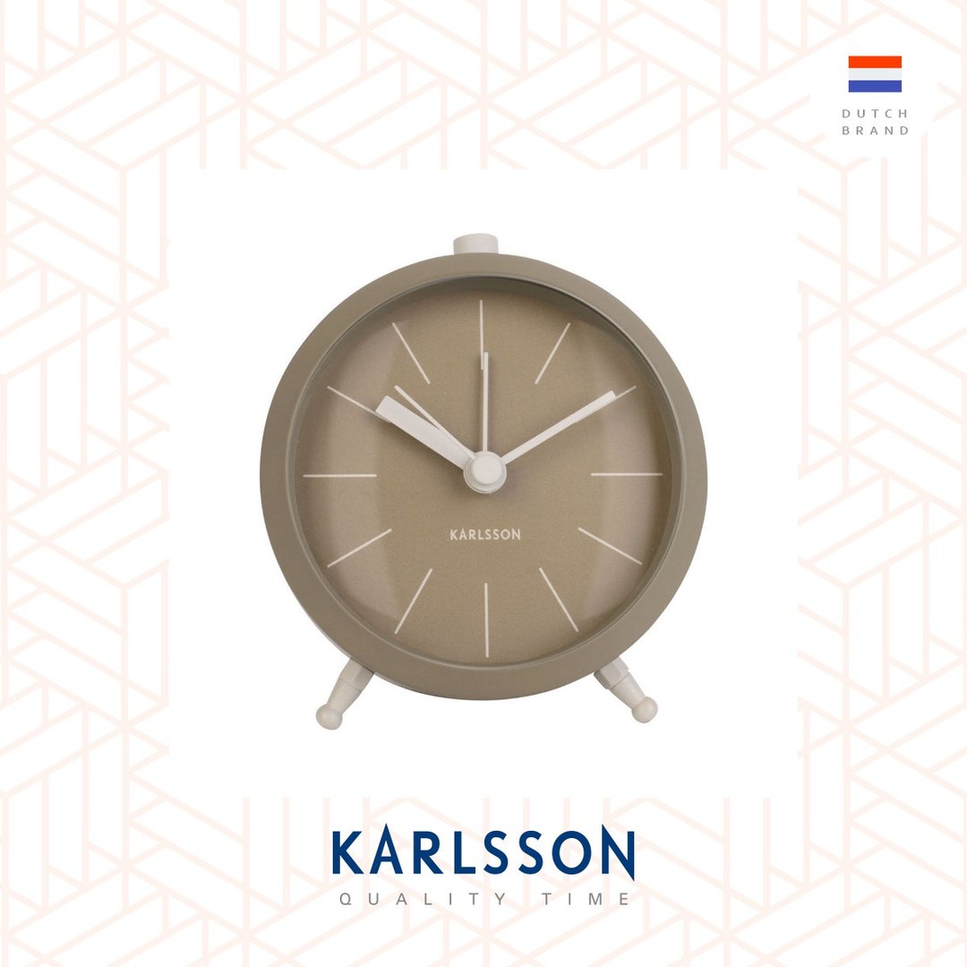 荷兰Karlsson 哑青苔绿色 Button系列金属闹钟 - 时钟/闹钟 - 其他金属 绿色